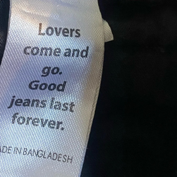 PacSun Eco Black Distressed Dad Jeans High Rise 25 - Picture 5 of 5